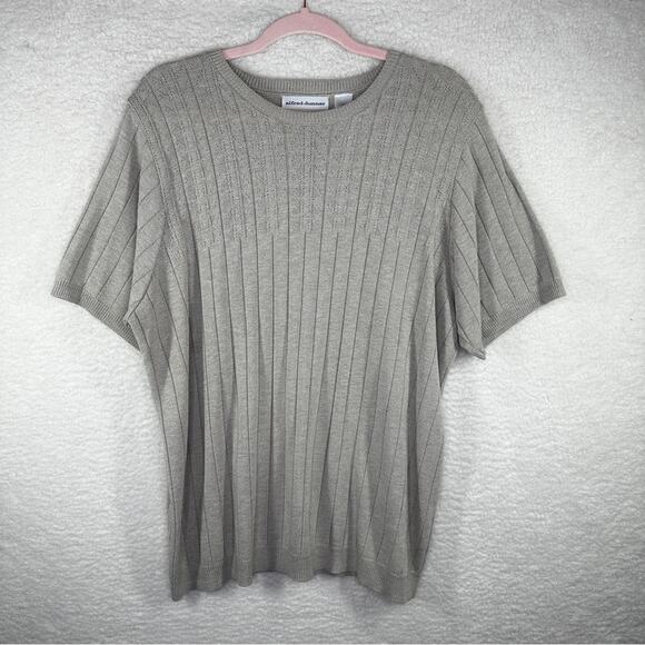 Alfred Dunner Beige‎ Knit Top - Picture 1 of 8